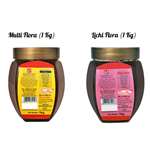 Orchard Honey Combo Pack (Multi Flora+Lichi) 100 Percent Pure and Natural (2 x 1 Kg)